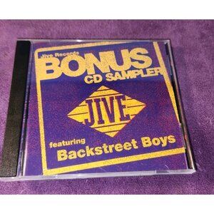 Jive Records Bonus CD Sampler featuring Backstreet Boys w/laminated PASS